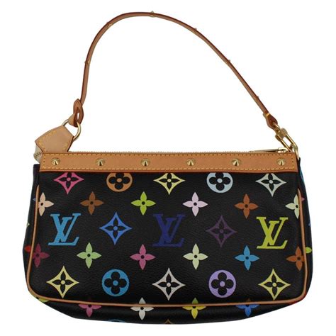 louis vuitton multicolor clutch|Louis Vuitton clutch monogram.